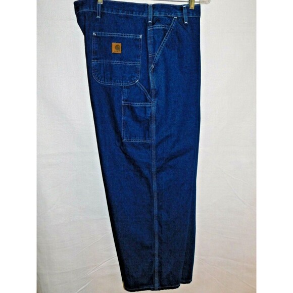 Carhartt Work Dungaree Jeans Size 48 x 30 ~NEW~ - Picture 3 of 7